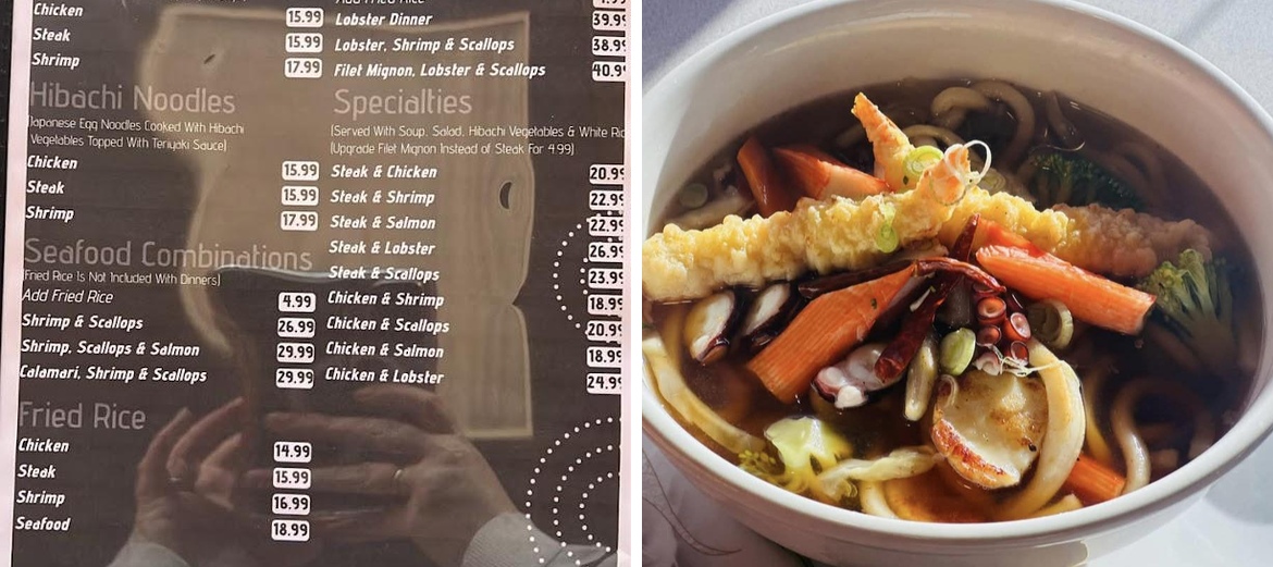 Little Tokyo Japanese Restaurant Menu