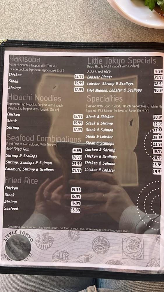 Little Tokyo Japanese Restaurant Menu image 1