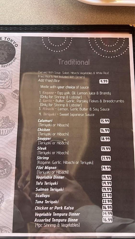 Little Tokyo Japanese Restaurant Menu image 2